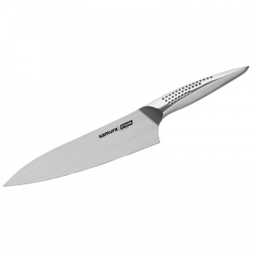 Samura Stark Универсальный большой кухонный Santoku нож 197mm из AUS 8 Японской стали 59 HRC image 2