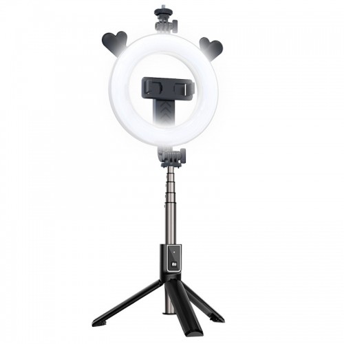 CP X5 LED 16cm Заряжаемая  Selfie Лампа с BT Пультом & Ручкой + Напольным штативом 20-90cm + Держатель телефона image 2