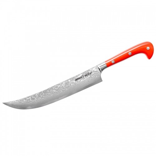 Samura SULTAN Универсальный кухонный нож для Нарезки 210 mm из AUS 10 Дамасской стали 61 HRC (67-слойный) image 2