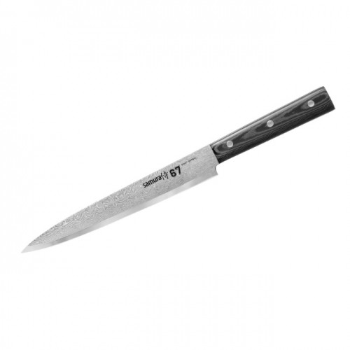 Samura Damascus  67 Кухонный нож для Нарезки 195mm из AUS 10 Дамасской стали 61 HRC (67-слойный) image 2
