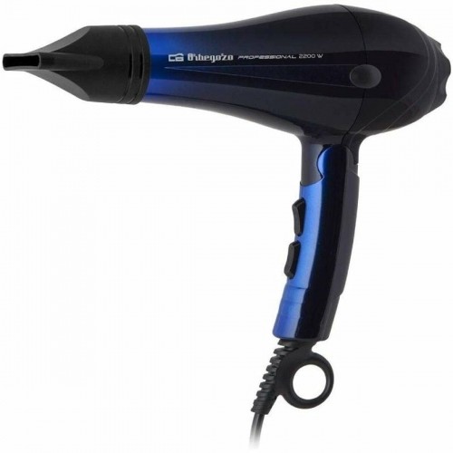 Hairdryer Orbegozo SE2085 2200 W Black Black/Blue (1 Unit) image 2