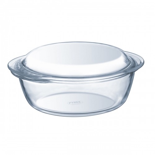 Casserole with lid Pyrex Essentials Transparent 2,1 L (3 Units) image 2
