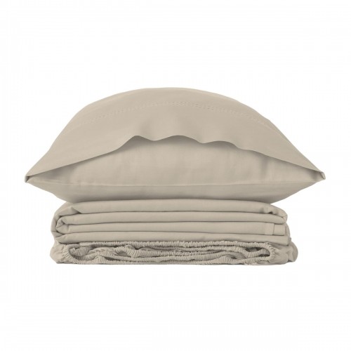 Комплект чехлов для одеяла Alexandra House Living Qutun Бежевый 200 кровать 4 Предметы image 2