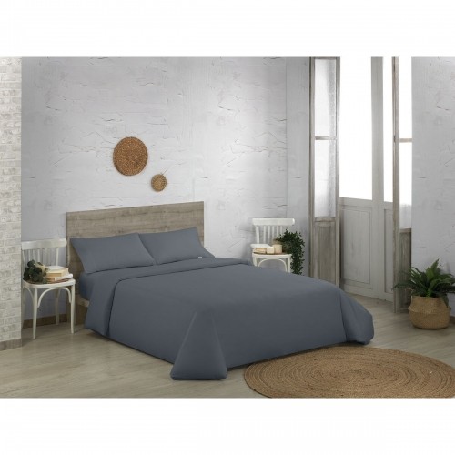 Комплект чехлов для одеяла Alexandra House Living Qutun Темно-серый 200 кровать 4 Предметы image 2