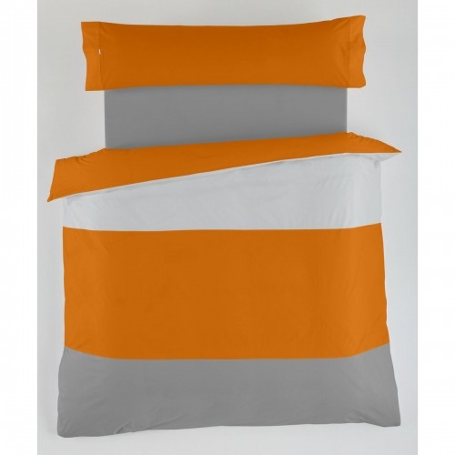Комплект чехлов для одеяла Alexandra House Living Жемчужно-серый Охра 105 кровать 3 Предметы image 2