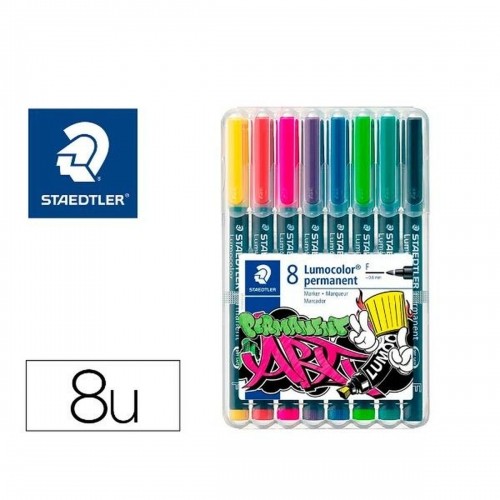 Набор маркеров Staedtler 318 WP8-1 Зеленый (8 Предметы) image 2