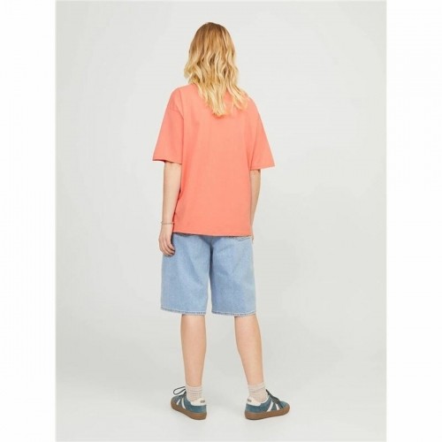 Women’s Short Sleeve T-Shirt Jack & Jones Jxpaige Orange image 2