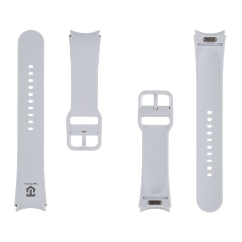 Tactical 850 Silicone Band Quick Release for Samsung Galaxy Watch 6 40mm Silver image 2