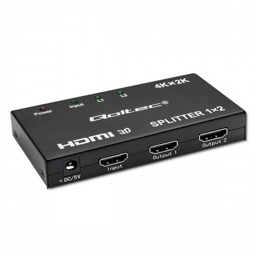 HDMI slēdzis Qoltec 51796 Melns image 2