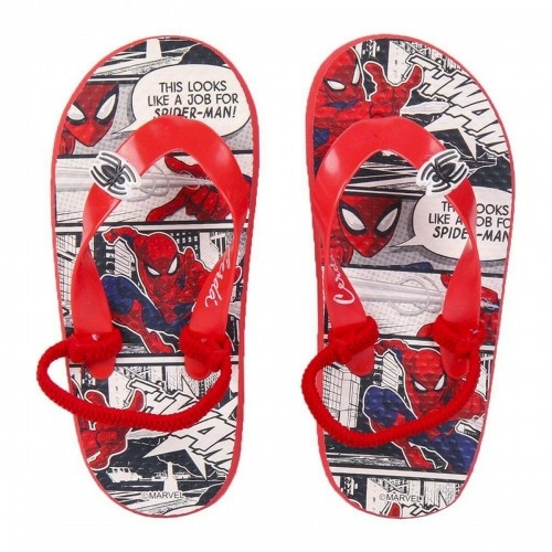 Pludmales sandales za djecu Spider-Man Sarkans image 2