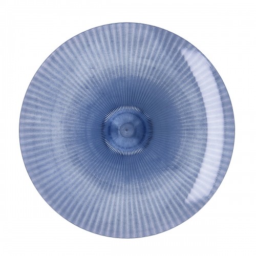 Flat Plate Quid Sunset Blue Plastic 26 cm (12 Units) image 2
