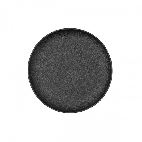 Плоская тарелка Bidasoa Fosil Чёрный Керамика 21,3 x 21,2 x 2,2 cm (8 штук) image 2