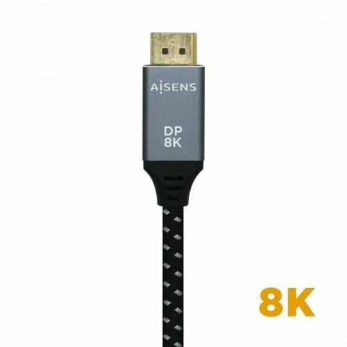 DisplayPort Cable Aisens A149-0436 Black Black/Grey 1,5 m image 2
