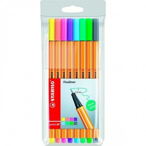 Set of Felt Tip Pens Stabilo Point 88 Multicolour (10 Units) image 2