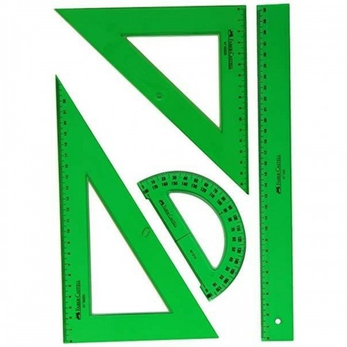 набор правил Faber-Castell Зеленый (10 штук) image 2
