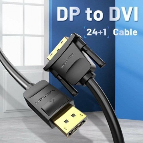 DisplayPort to DVI Adapter Vention HAFBG Black 1,5 m image 2