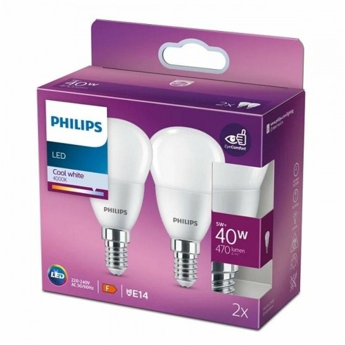 LED Spuldze Philips 929002978432 5 W E14 470 lm F (4000 K) (2 gb.) image 2