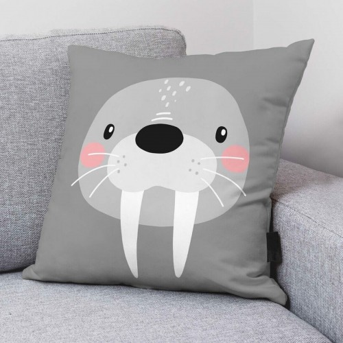 Cushion cover Kids&Cotton Tabor A Grey 50 x 50 cm Seal image 2