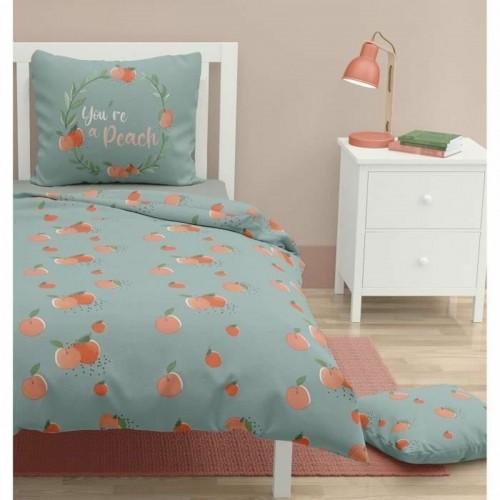 Комплект чехлов для одеяла Roupillon peach 140 x 200 cm Зеленый 2 Предметы image 2