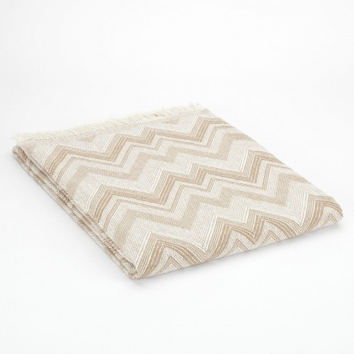 Blanket Alexandra House Living Fez Beige 180 x 260 cm image 2