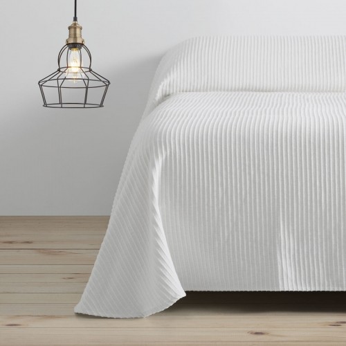 Bedspread (quilt) Alexandra House Living Bali White 200 x 270 cm image 2