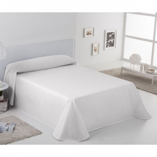 Bedspread (quilt) Alexandra House Living Rústico White 250 x 270 cm image 2