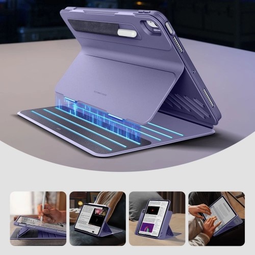 ESR Shift Magnetic case for iPad Air 10.9&#39;&#39; 4|5 2020-2022 | 11.6&#39;&#39; 2024 - purple image 2