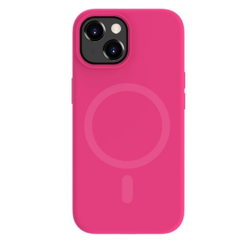 Evelatus Premium Magsafe Мягкого прикосновения силиконовый чехол-крышка Apple iPhone 15 Plus Розовый image 2