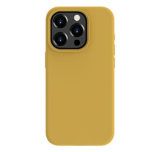 Evelatus Premium Magsafe Mīksta pieskāriena silikona maks - vāciņš Apple iPhone 15 Pro Dzeltens image 2