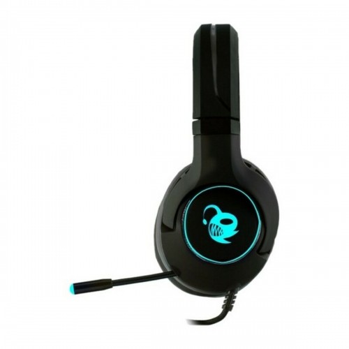 Headphones with Microphone CoolBox DG-AUR-02PRO Black image 2