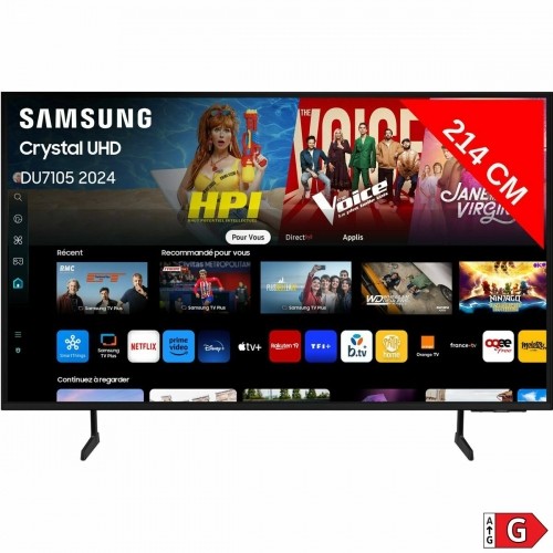 Смарт-ТВ Samsung TU85DU7105 4K Ultra HD 85" LED image 2