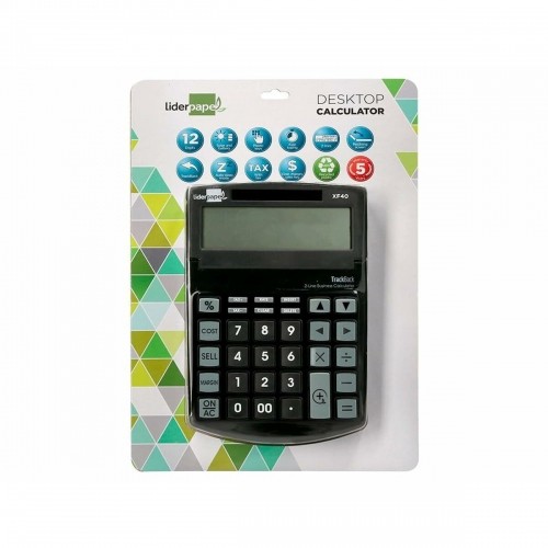Kalkulators Liderpapel XF40 Melns image 2