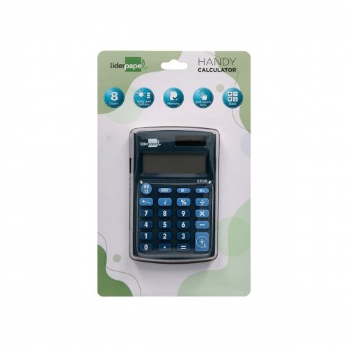 Kalkulators Liderpapel XF06 Zils image 2