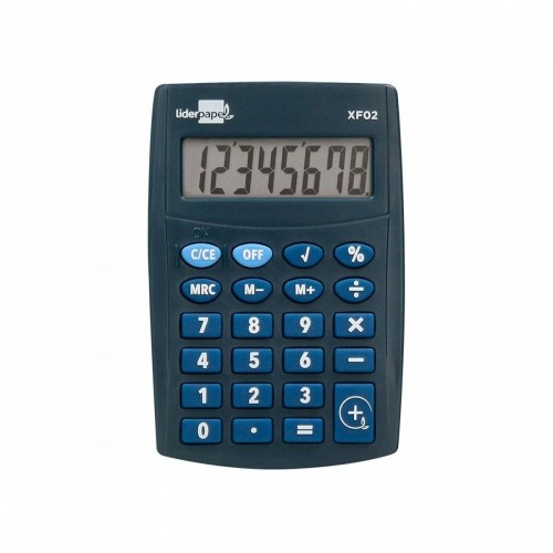 Kalkulators Liderpapel XF02 Zils Plastmasa image 2
