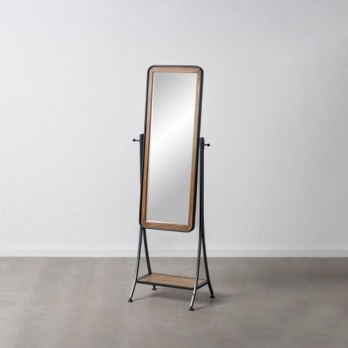 Bigbuy Home Garderobes spogulis Melns Dabisks 62 x 42 x 174 cm image 2