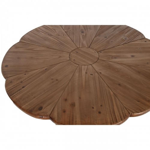 Dining Table Home ESPRIT Natural Wood 100 x 100 x 77 cm image 2