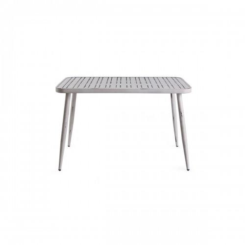 Dining Table Home ESPRIT White Aluminium 120 x 75 x 75 cm image 2