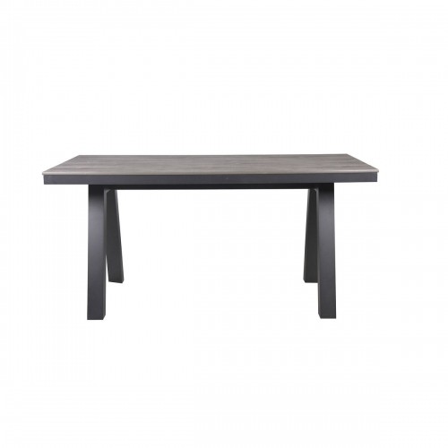 Обеденный стол Home ESPRIT Серый Алюминий полистирол 160 x 90 x 77 cm image 2