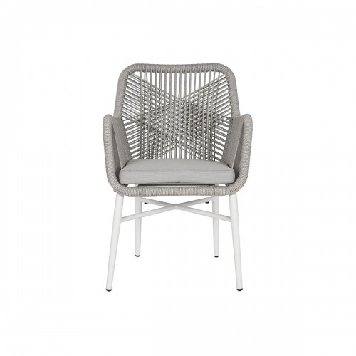 Садовое кресло Home ESPRIT Белый Серый Алюминий синтетический ротанг 57 x 63 x 84 cm image 2