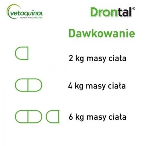 Vetoquinol Drontal tabletki odrobaczające kot 2szt image 2