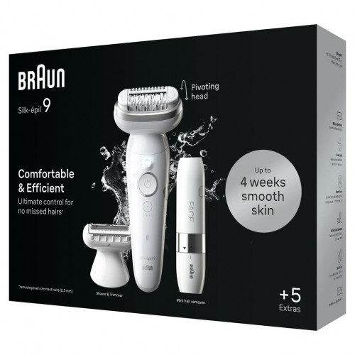 BRAUN Silk epilators+ miniskuveklis sejai - SES9-341 image 2