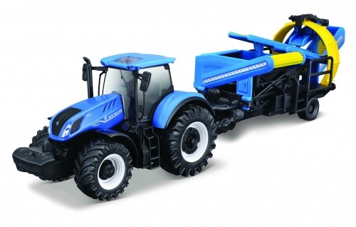 BBURAGO tractor with deluxe trailer, assort., 10cm, 18-31677/18-31678/18-31659 image 2