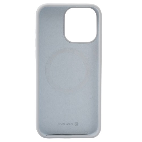 Evelatus Premium Magsafe Mīksta pieskāriena silikona maks - vāciņš Apple iPhone 14 Balts image 2