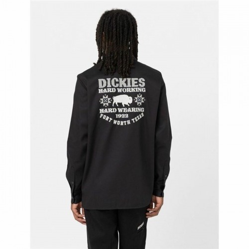 Рубашка с длинным рукавом мужская Dickies Wichita Чёрный image 2