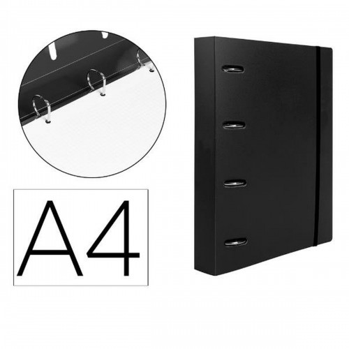 Ring binder Liderpapel CH62 A4 Black image 2