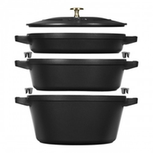 Кастрюля Zwilling La Cocotte Чёрный Чугун 1 Предметы Ø 24 cm 1 kg 4,2 L (1 штук) image 2