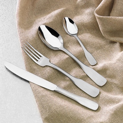 Set of Dessert Forks Amefa Vieux Paris Satine Metal Stainless steel 12 Units image 2