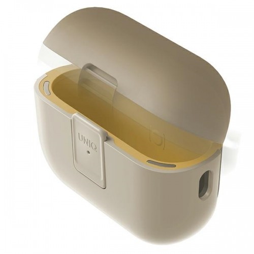 UNIQ etui Clyde Lock Case AirPods Pro 2 (2022|2023) beżowo-żółty|ivory-canary yellow image 2