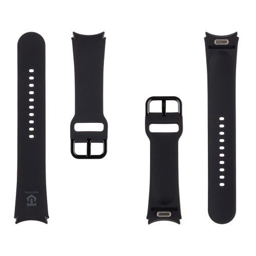 Tactical 851 Silicone Band Quick Release for Samsung Galaxy Watch 6 44mm Black image 2