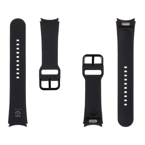 Tactical 848 Silicone Band Quick Release for Samsung Galaxy Watch 6 40mm Black image 2